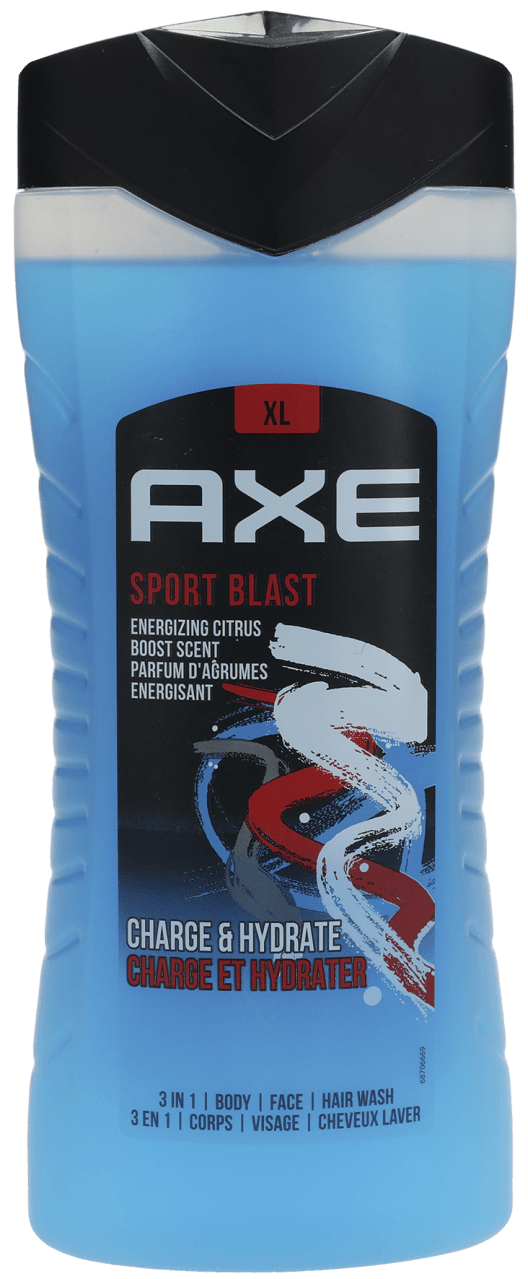 Foto van AXE Douchegel sport blast op witte achtergrond