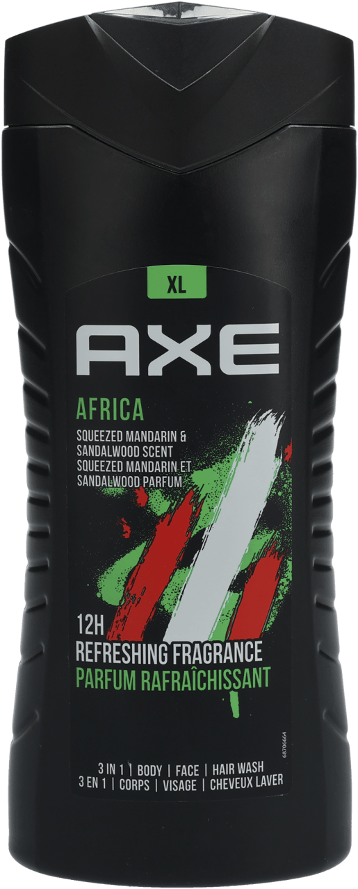 Foto van AXE Douchegel africa op witte achtergrond
