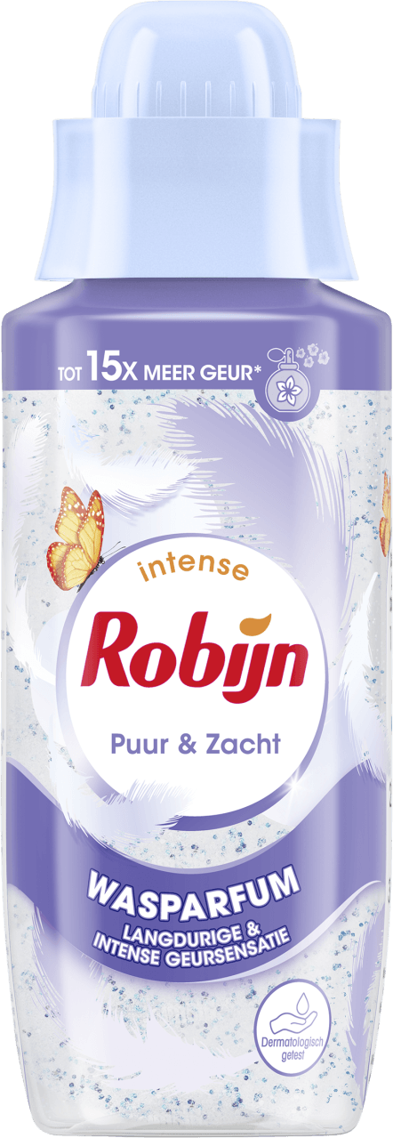 Foto van Robijn Wasparfum puur & zacht op witte achtergrond