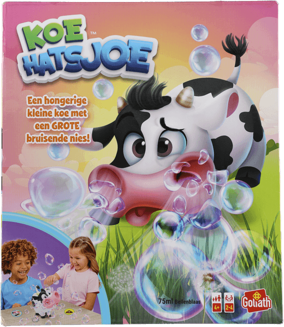 Foto van Golaith Spel koe hatsjoe op witte achtergrond