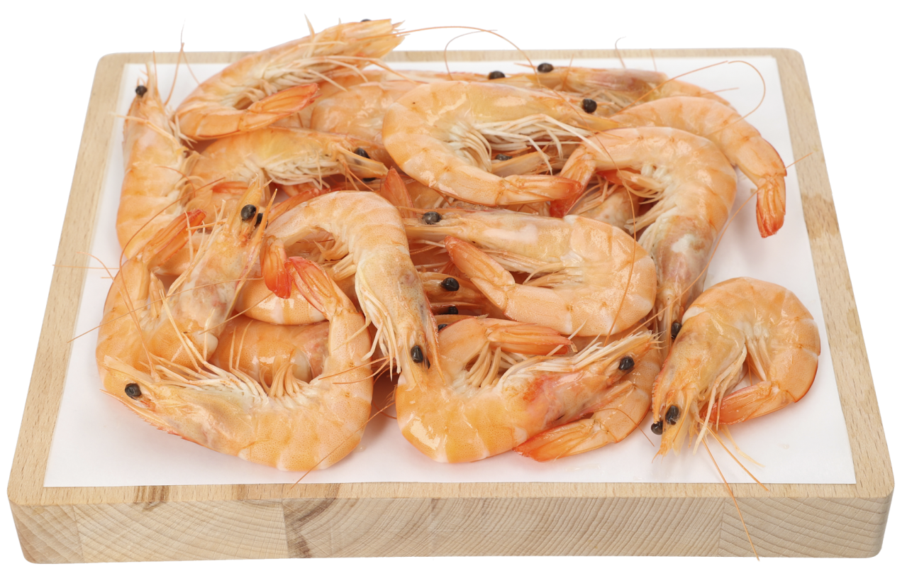 Sea Fresh Hele gambas gekookt