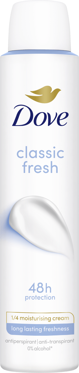 Foto van Dove Deospray classic op witte achtergrond