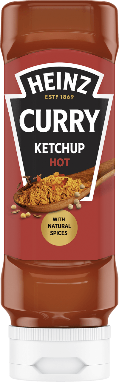Foto van Heinz Curry hot op witte achtergrond