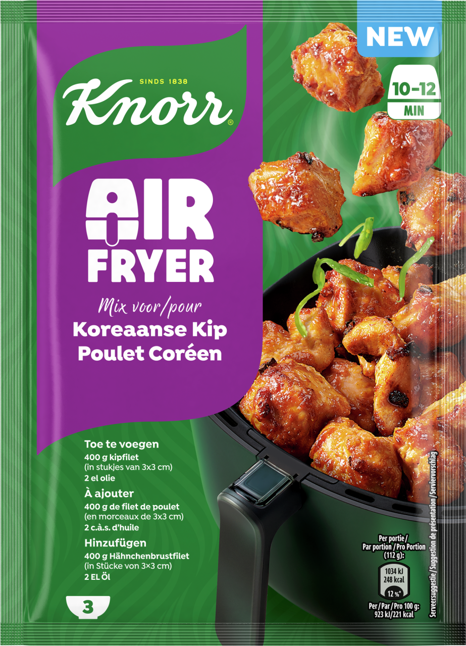 Knorr Kruidenmix airfryer koreaanse kip