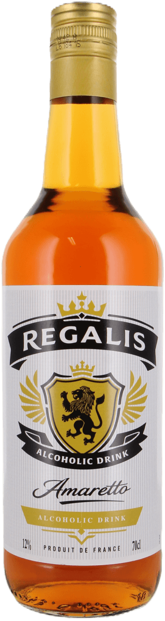 Foto van Regalis Amaretto op witte achtergrond