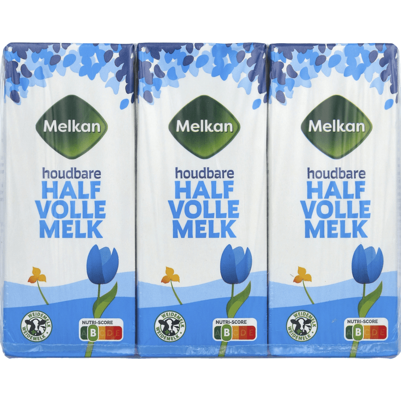 Melkan Houdbare melk halfvol 6 st.