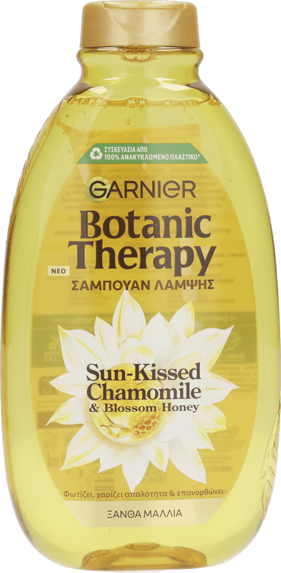 Foto van Garnier Botanic Therapy shampoo chamomile op witte achtergrond