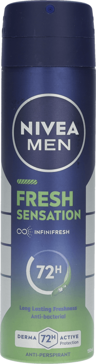 Foto van Nivea Deospray men fresh sensation op witte achtergrond