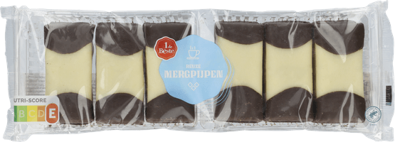 Foto van 1 de Beste Reuze mergpijpen op witte achtergrond