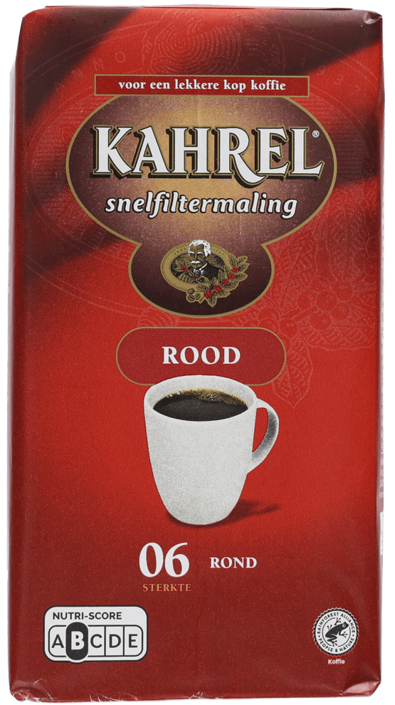 Foto van Kahrel Snelfiltermaling rood op witte achtergrond