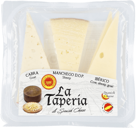 Foto van La Taperia Spaanse tapaspuntjes op witte achtergrond