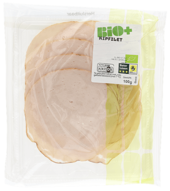 Foto van Bio+ Kipfilet op witte achtergrond