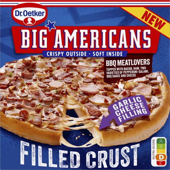 Foto van Dr. Oetker Big americans meat lovers op witte achtergrond