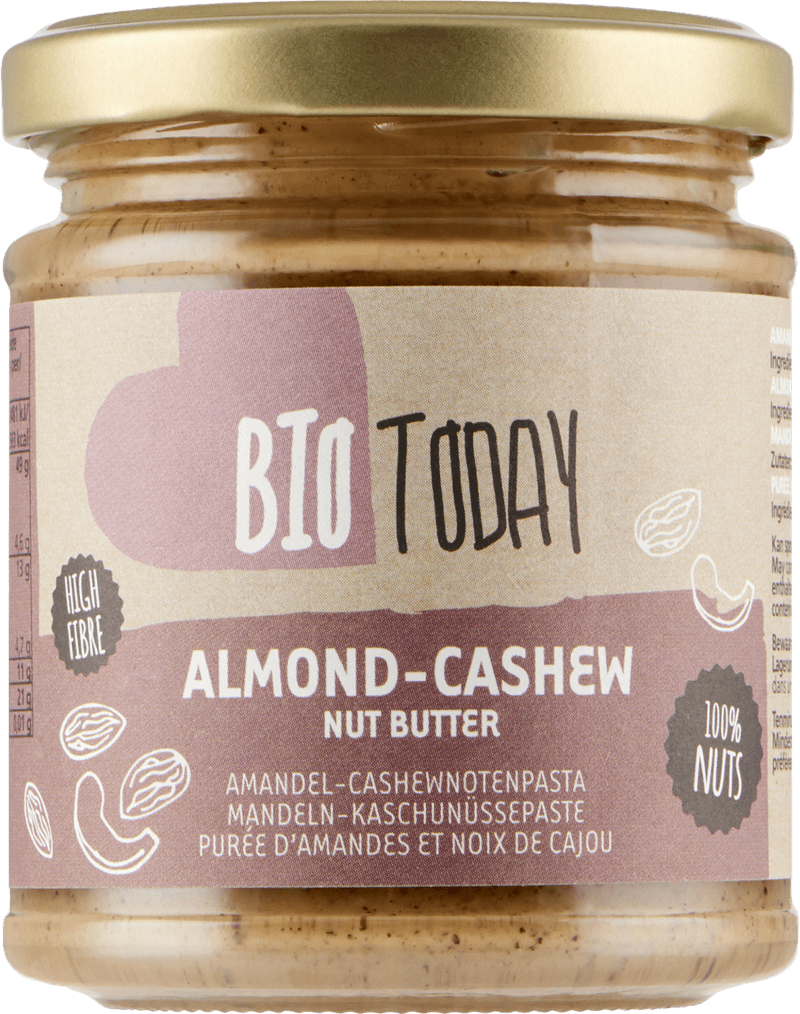 BioToday Amandel-cashewnotenpasta biologisch