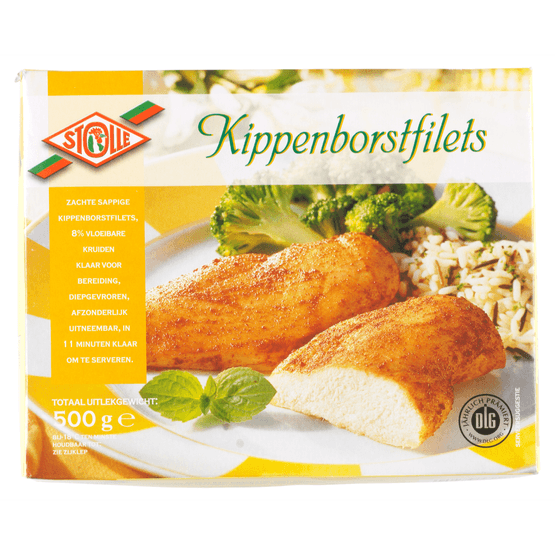 Foto van Stolle Kippenborstfilets op witte achtergrond