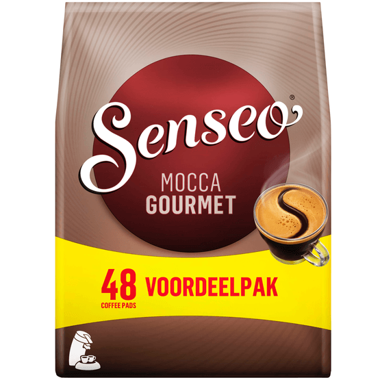 Foto van Senseo Mocca gourmet koffiepads voordeelpak voordeelpak op witte achtergrond