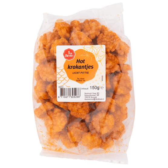 Foto van 1 de Beste Hot krokantjes op witte achtergrond