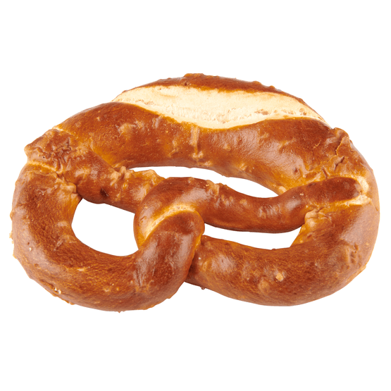Foto van Pretzel op witte achtergrond