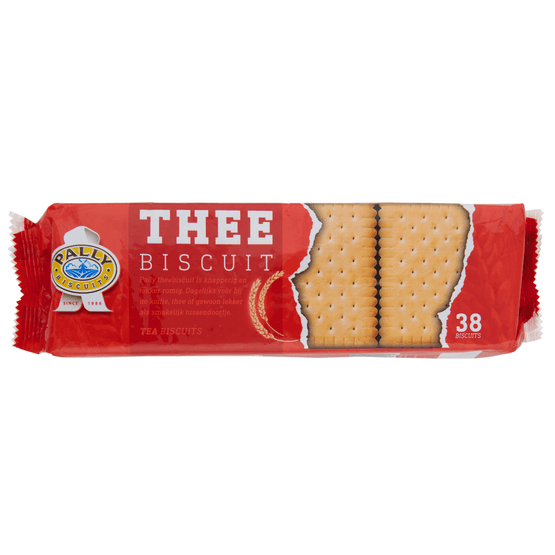 Foto van Pally Theebiscuit op witte achtergrond