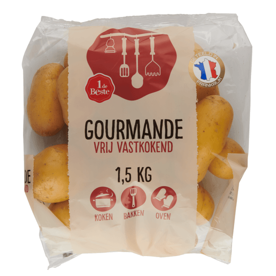 Foto van Gourmande vrij vastkokend op witte achtergrond