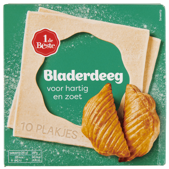 Foto van 1 de Beste Bladerdeeg op witte achtergrond