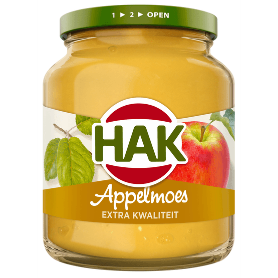 Foto van Hak Appelmoes extra kwaliteit op witte achtergrond