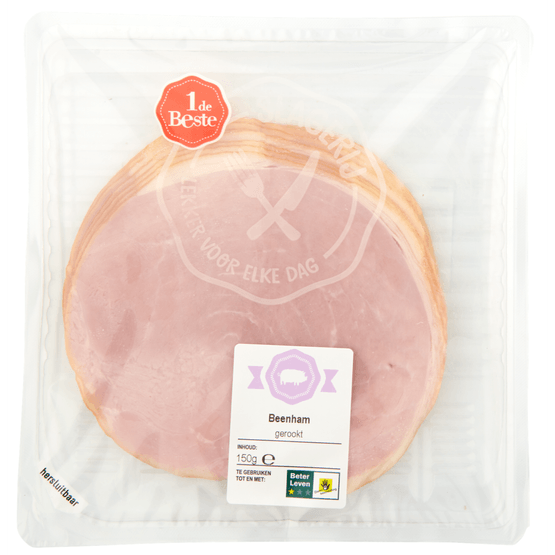 Foto van 1 de Beste Beenham op witte achtergrond