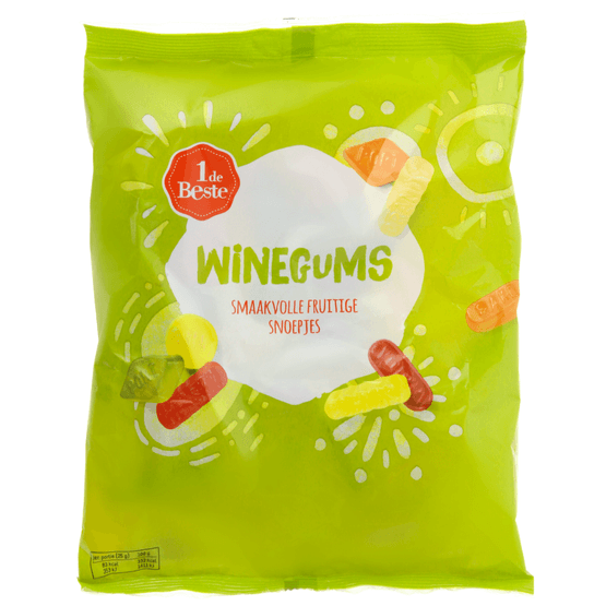 Foto van 1 de Beste Winegums op witte achtergrond