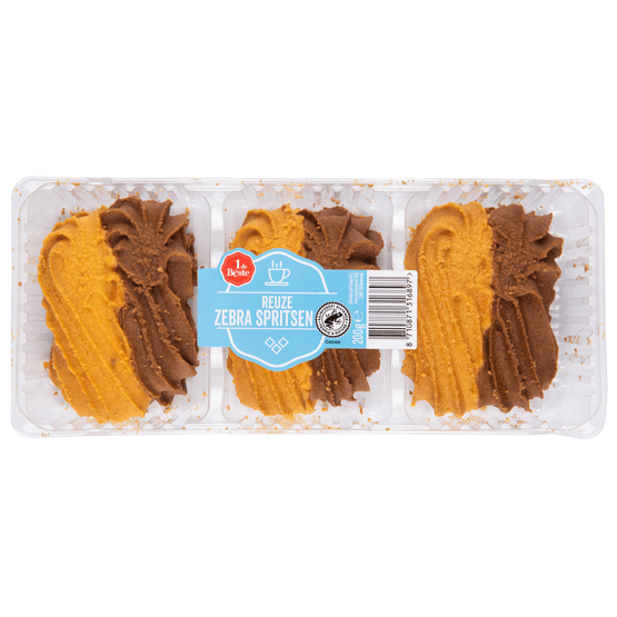 Foto van 1 de Beste Reuze zebra spritsen op witte achtergrond