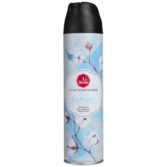 Foto van 1 de Beste Luchtverfrisser fris katoen op witte achtergrond