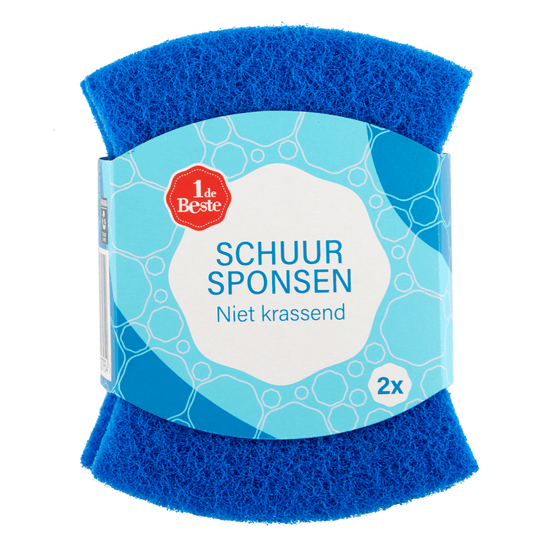 Foto van 1 de Beste Schuursponsen anti kras op witte achtergrond