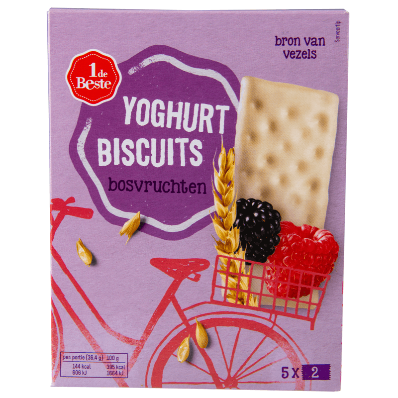 1 De Beste Yoghurtbiscuit bosvruchten