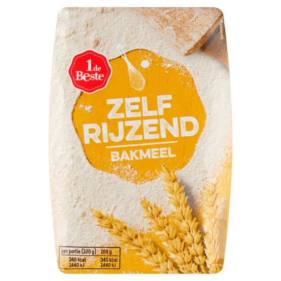 Foto van 1 de Beste Zelfrijzend bakmeel op witte achtergrond