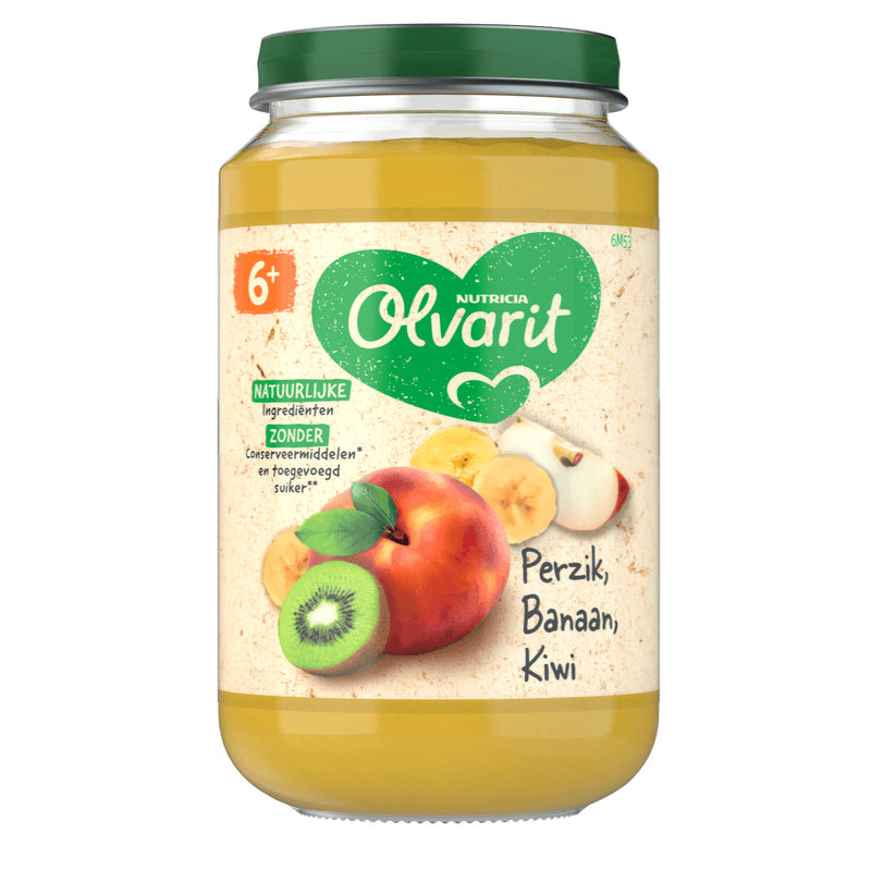 Olvarit Perzik banaan kiwi 6m+