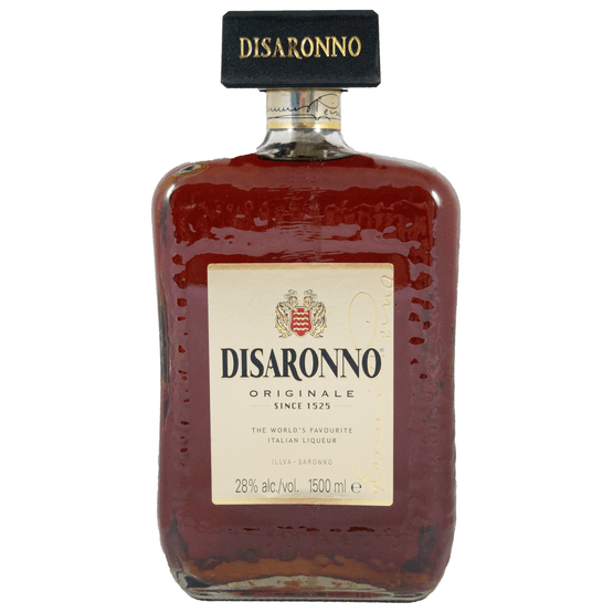 Foto van Disaronno Likeur op witte achtergrond