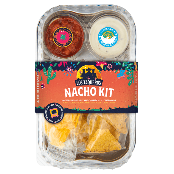 Foto van Los Taqueros Nachokit op witte achtergrond