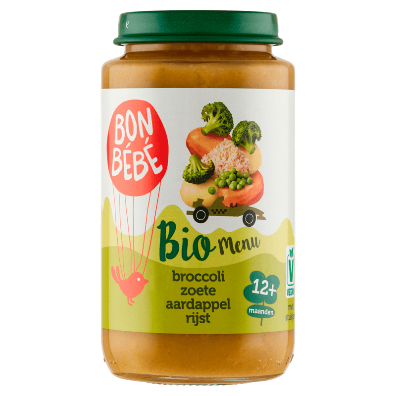 Bonbébé Biomenu m1214 broccoli zoete aardappel rijst