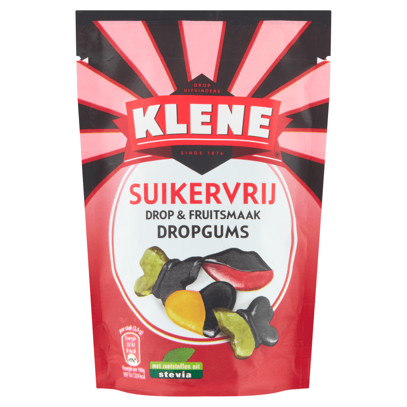 Klene Suikervrij dropgums