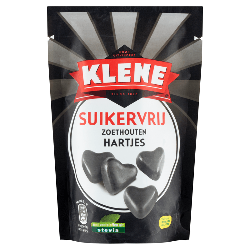 Klene Suikervrij zoethouten hartjes