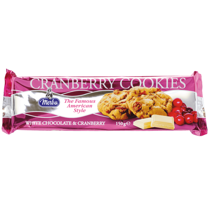 Merba Cookies white chocolate cranberry
