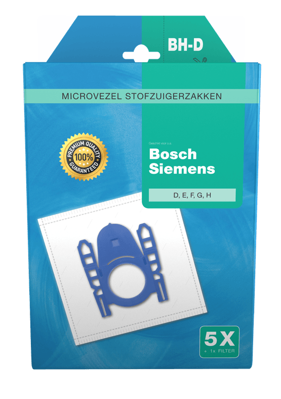 Foto van Stofzuigerzakken Bosch - Siemens op witte achtergrond