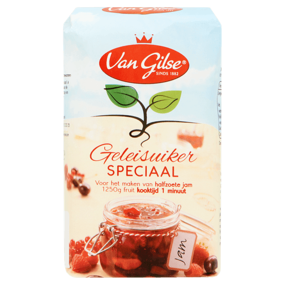 Foto van Van Gilse Geleisuiker speciaal op witte achtergrond