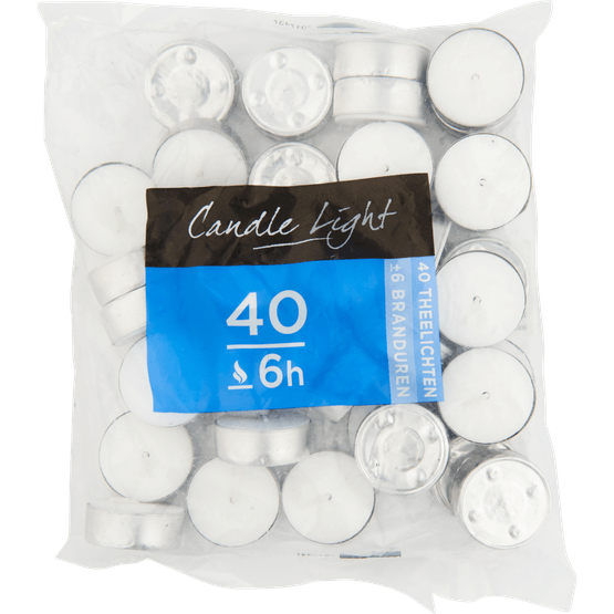 Foto van Sfeerlichten 6 branduren op witte achtergrond