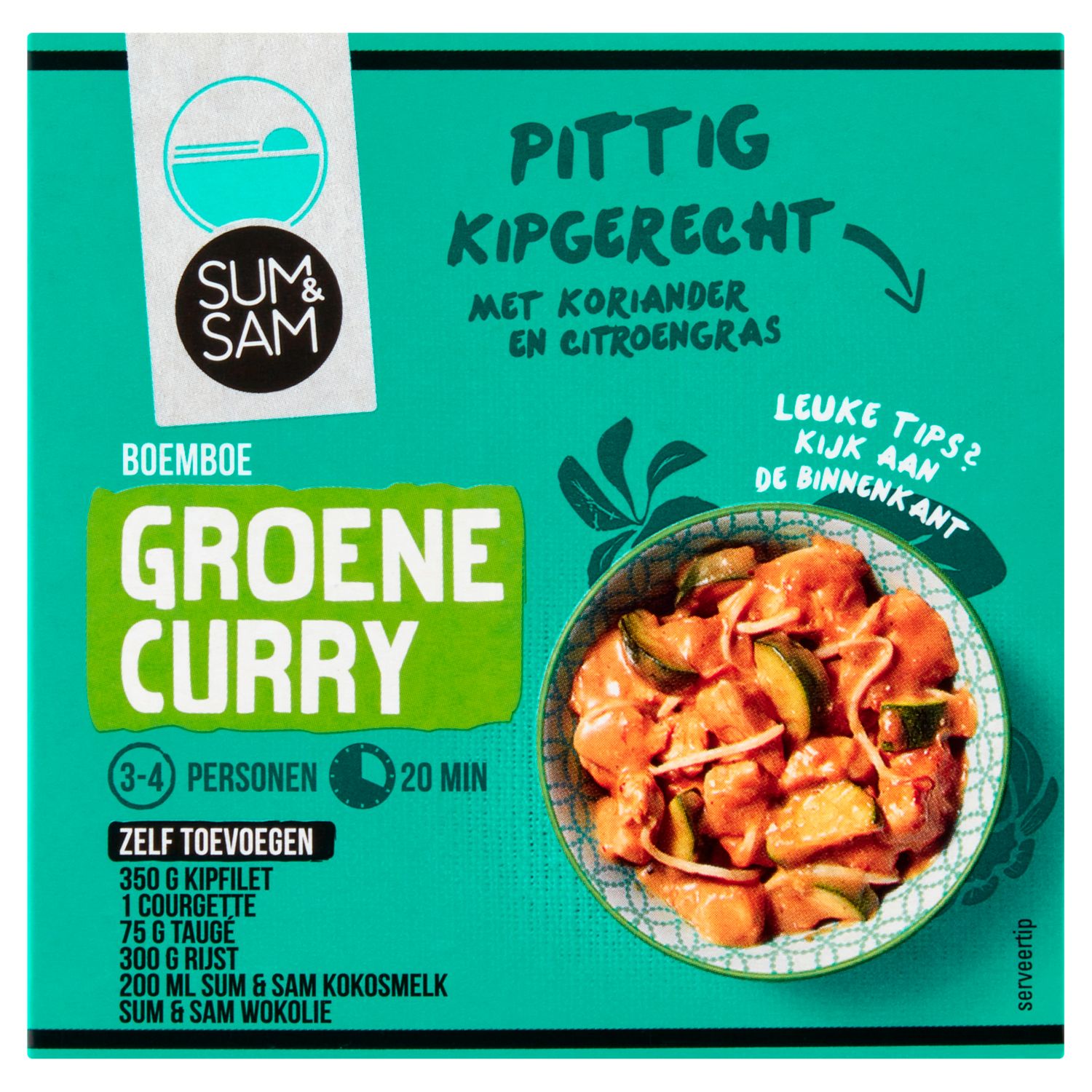 Sum & Sam Boemboe groene curry