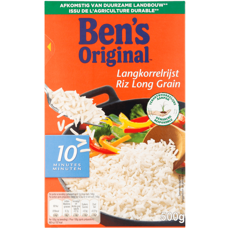 Bens Original Rijst naturel. Nu bij Dirk | Dirk