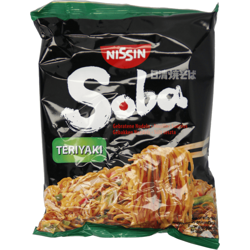 Nissin Soba noodles teriyaki