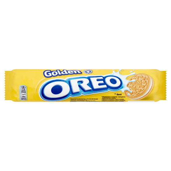 Foto van Oreo Golden op witte achtergrond