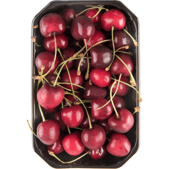 Foto van Kersen chili op witte achtergrond