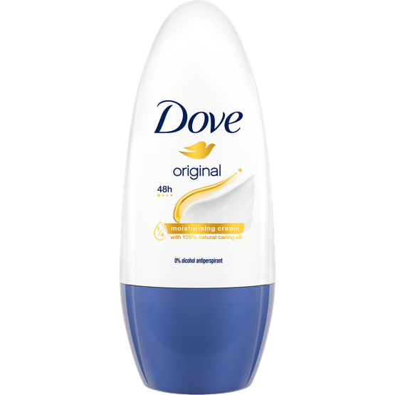 Foto van Dove Deoroller regular op witte achtergrond
