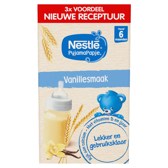 Foto van Nestlé Pyjamapapje vanille 6+maanden op witte achtergrond